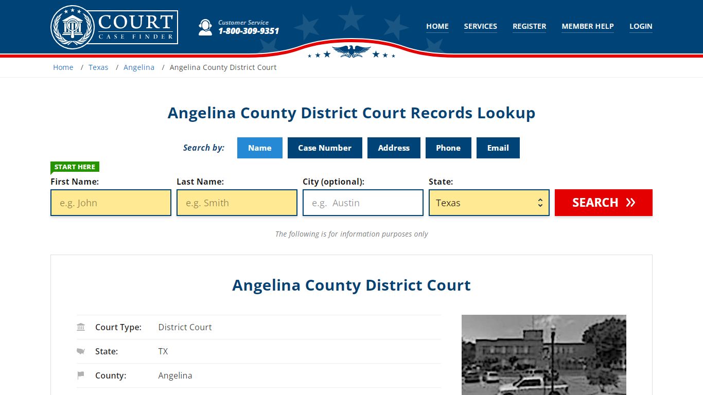 Angelina County District Court Records | Lufkin, Angelina County, TX ...